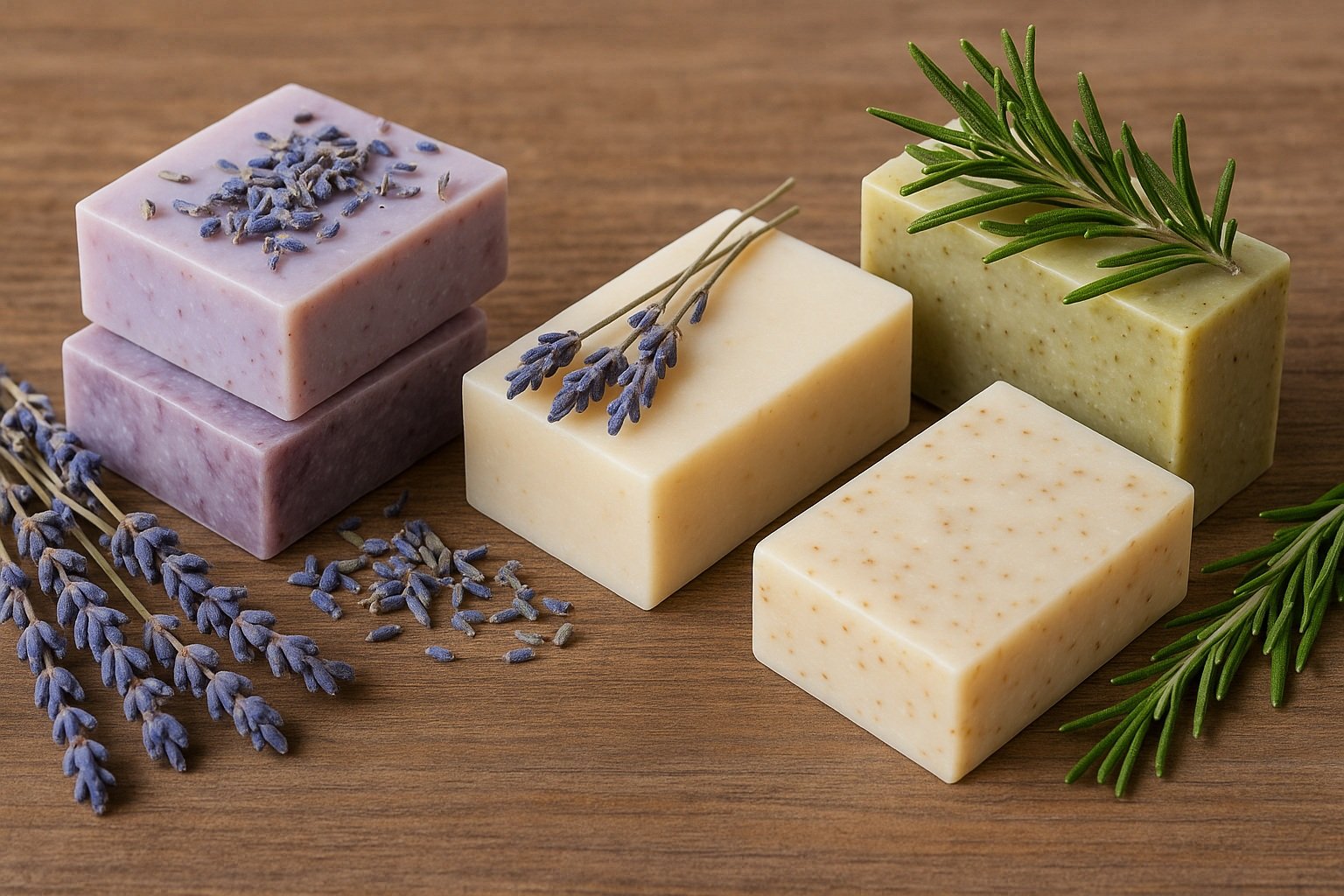 Yerel Lavanta veya Biberiye Sabunları