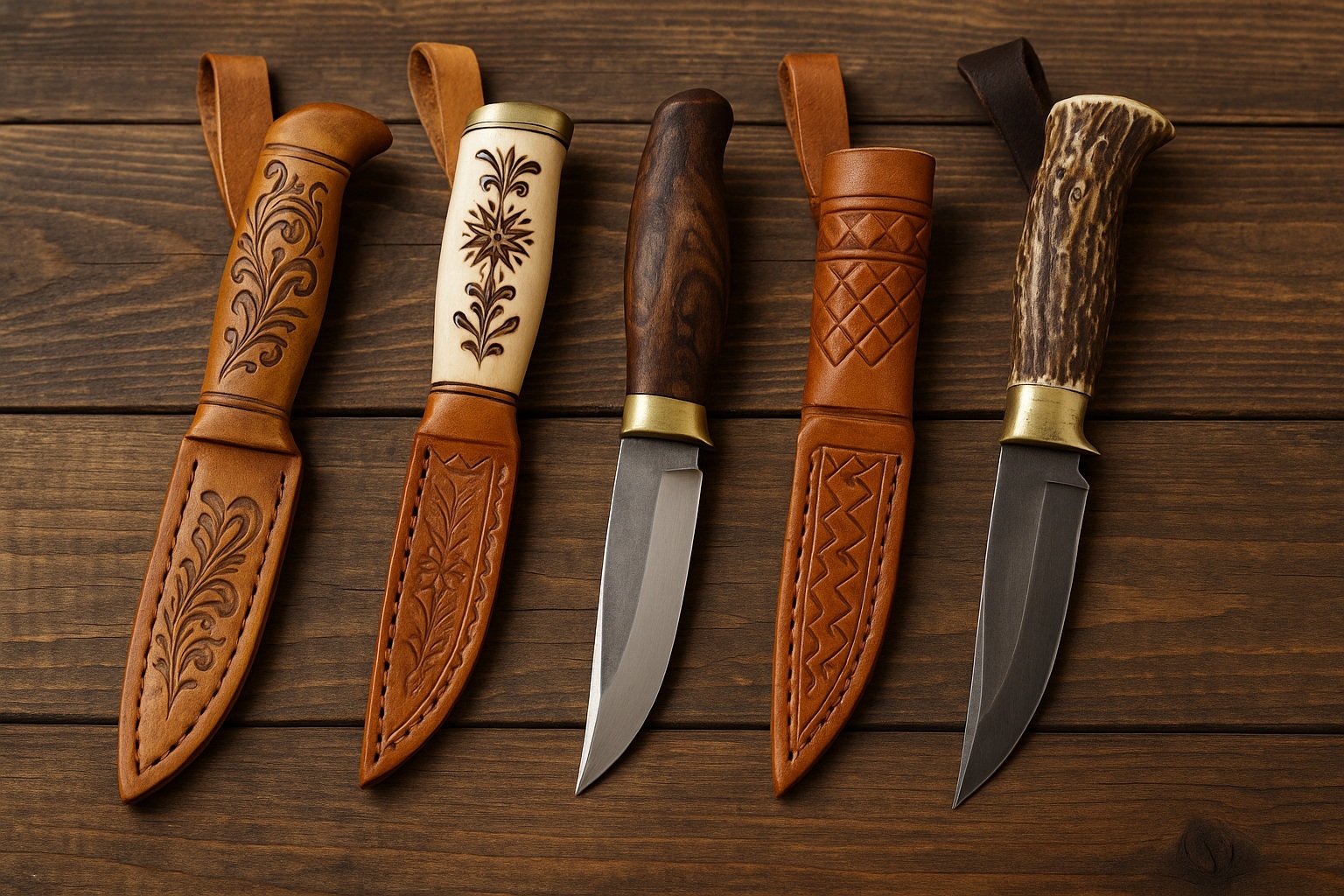 geleneksel el yapımı bıçaklar