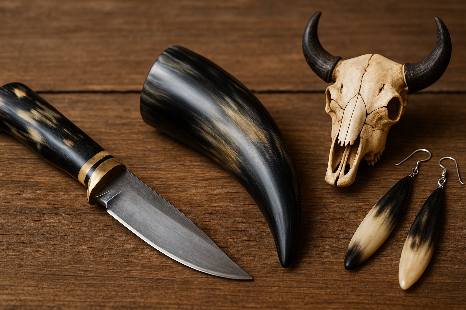 Buffalo Boynuzu veya Kemik Objeler