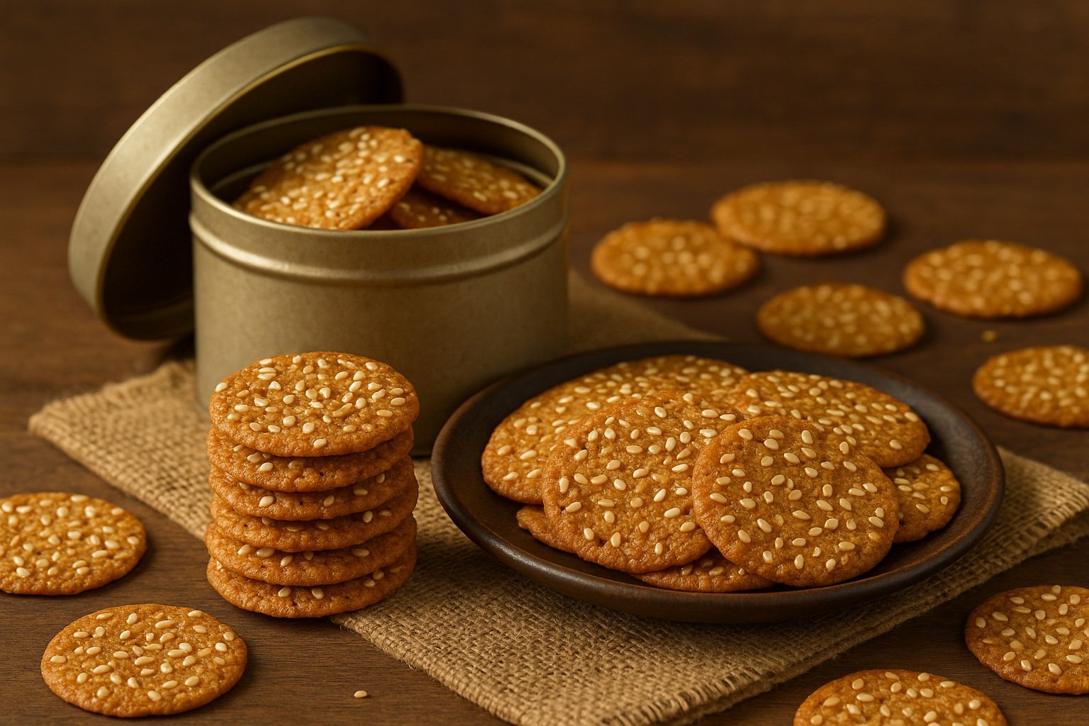 Charleston Benne Wafers