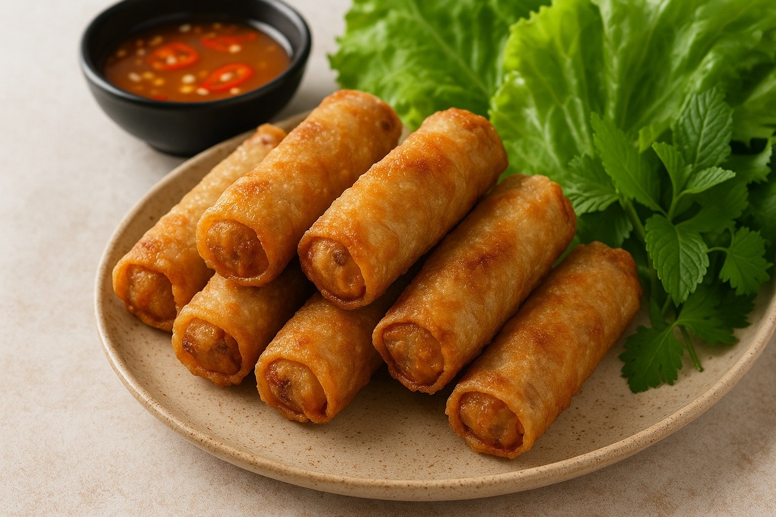 Nem Rán / Chả Giò (Fried Spring Rolls)