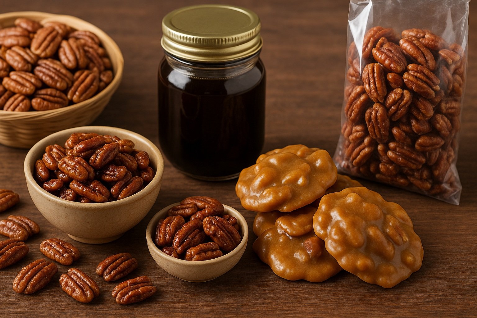 Pekmezli veya Pecan’lı Şekerlemeler