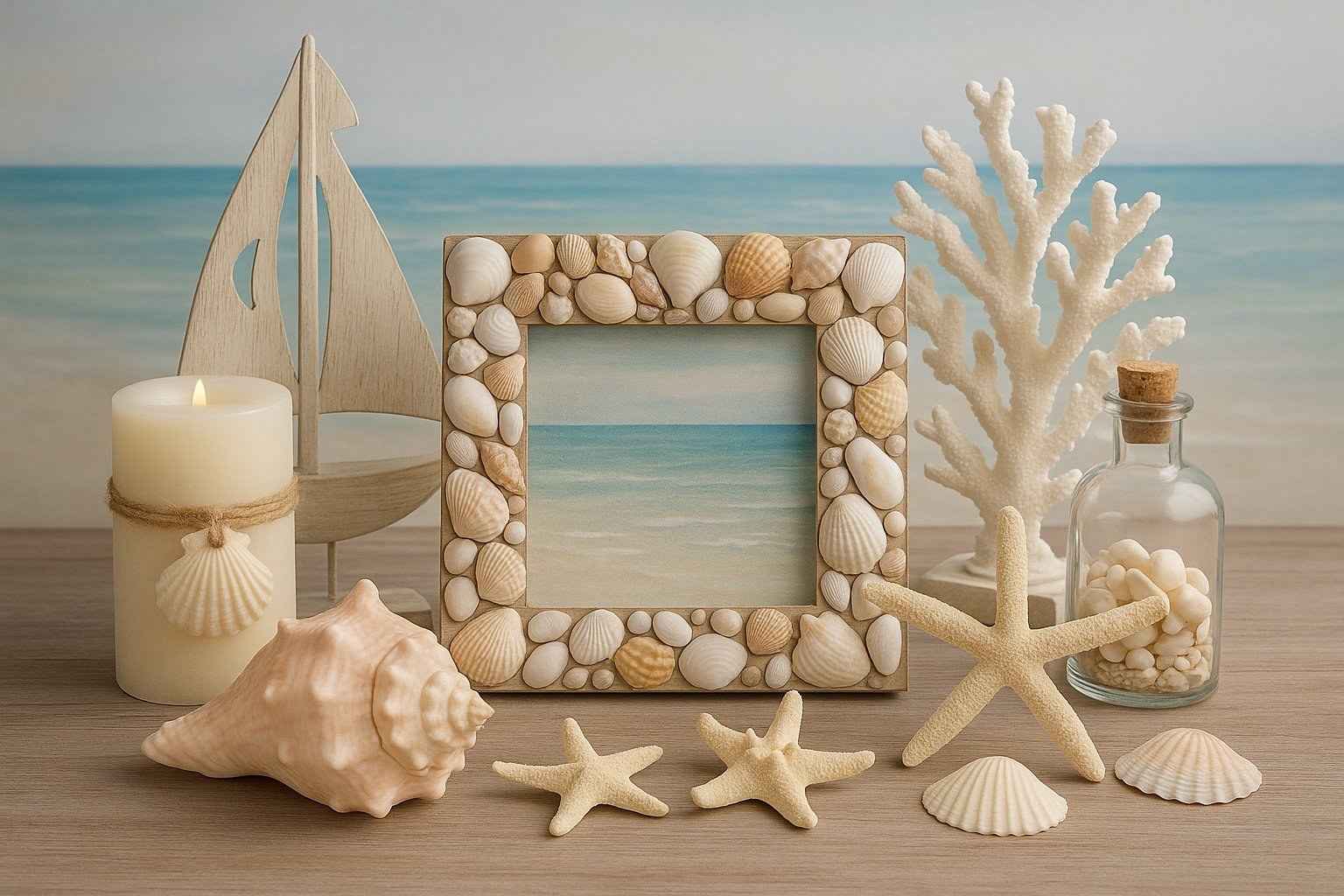 Sahil Temalı Dekoratif Eşyalar