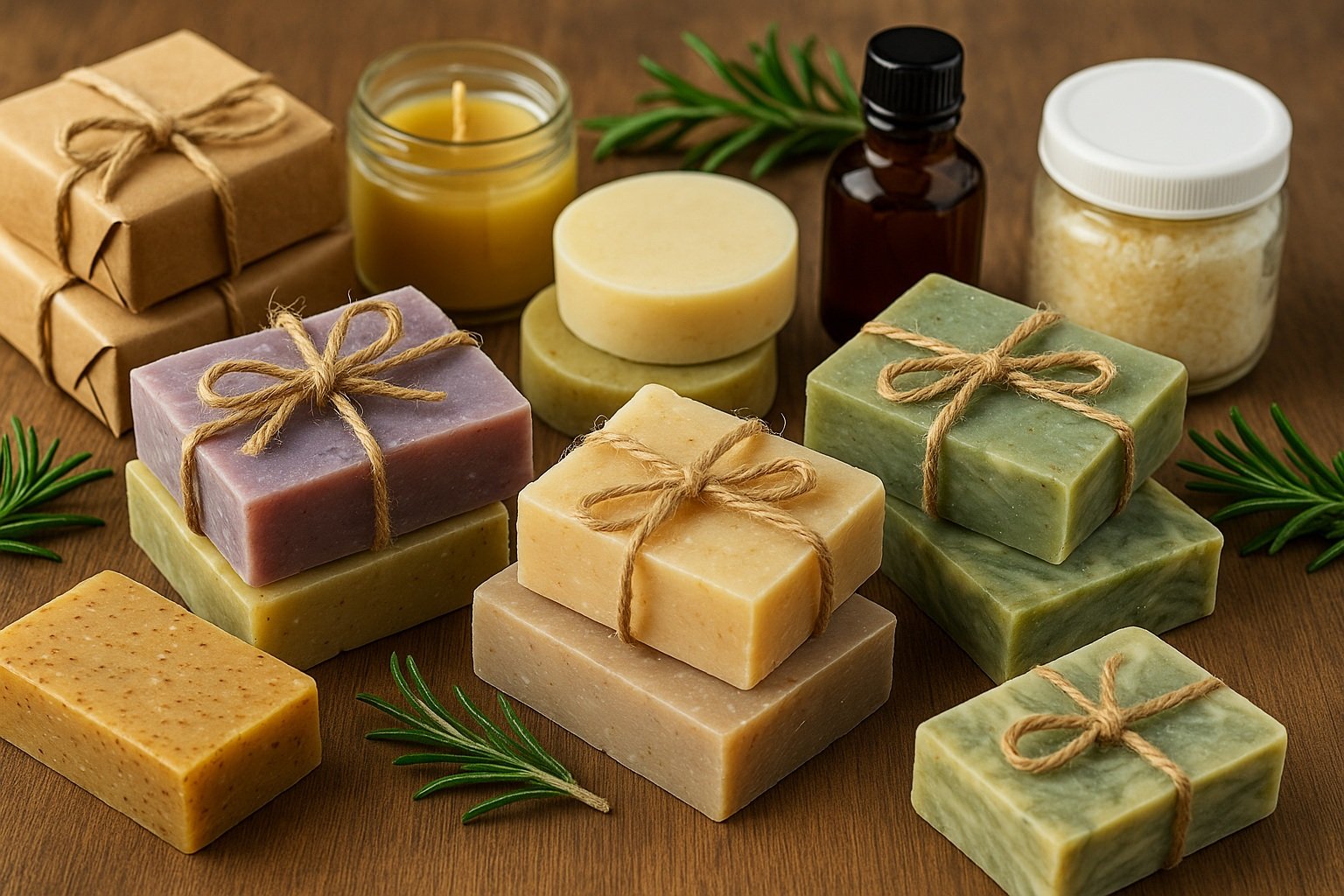 Yerel El Yapımı Sabunlar