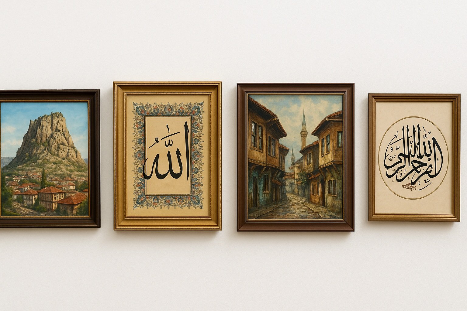 Yerel Sanatçıların Resim ve Hat Sanatı Ürünleri