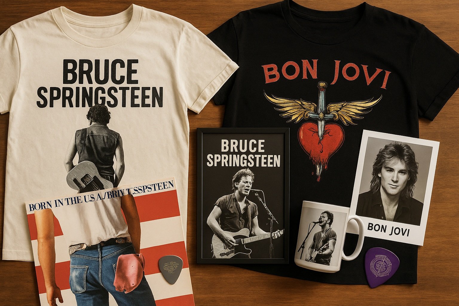 Bon Jovi temalı müzik eşyaları