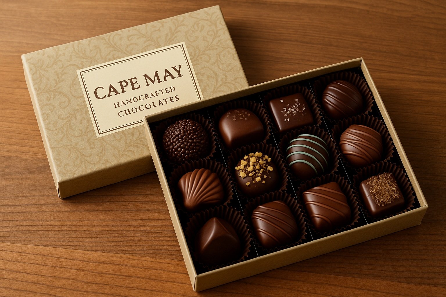 Cape May el yapımı çikolataları