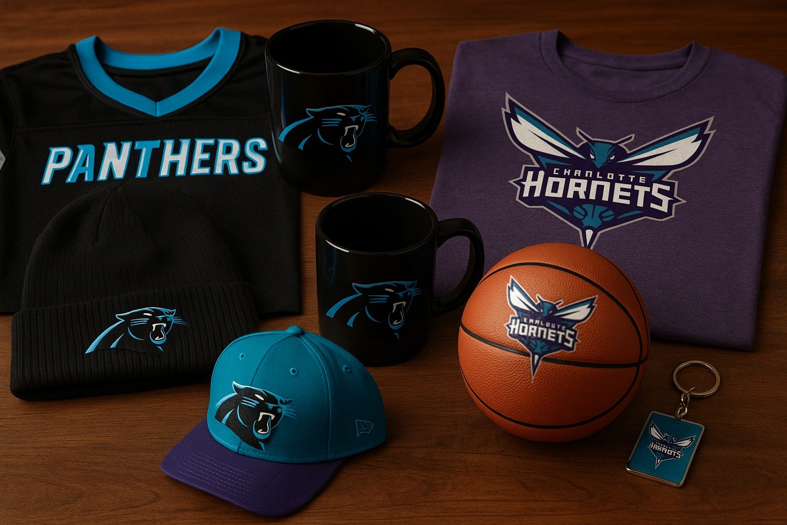Charlotte Hornets logolu ürünler
