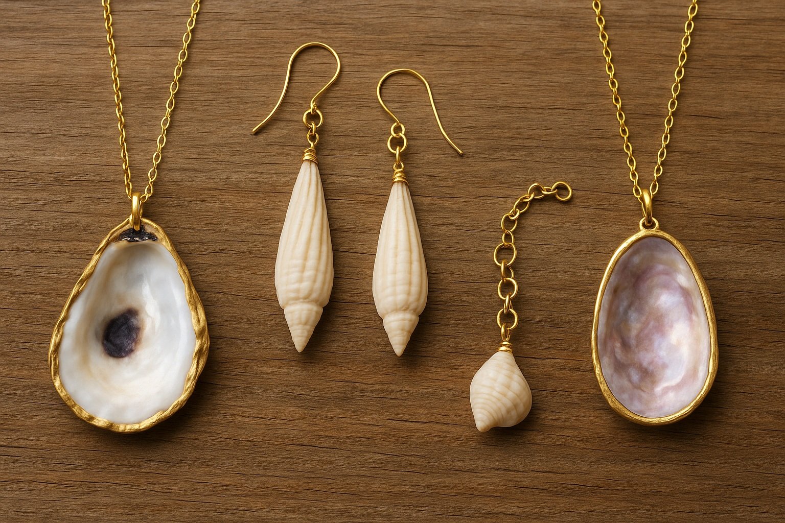 Deniz Kabuklarından Yapılmış Takılar