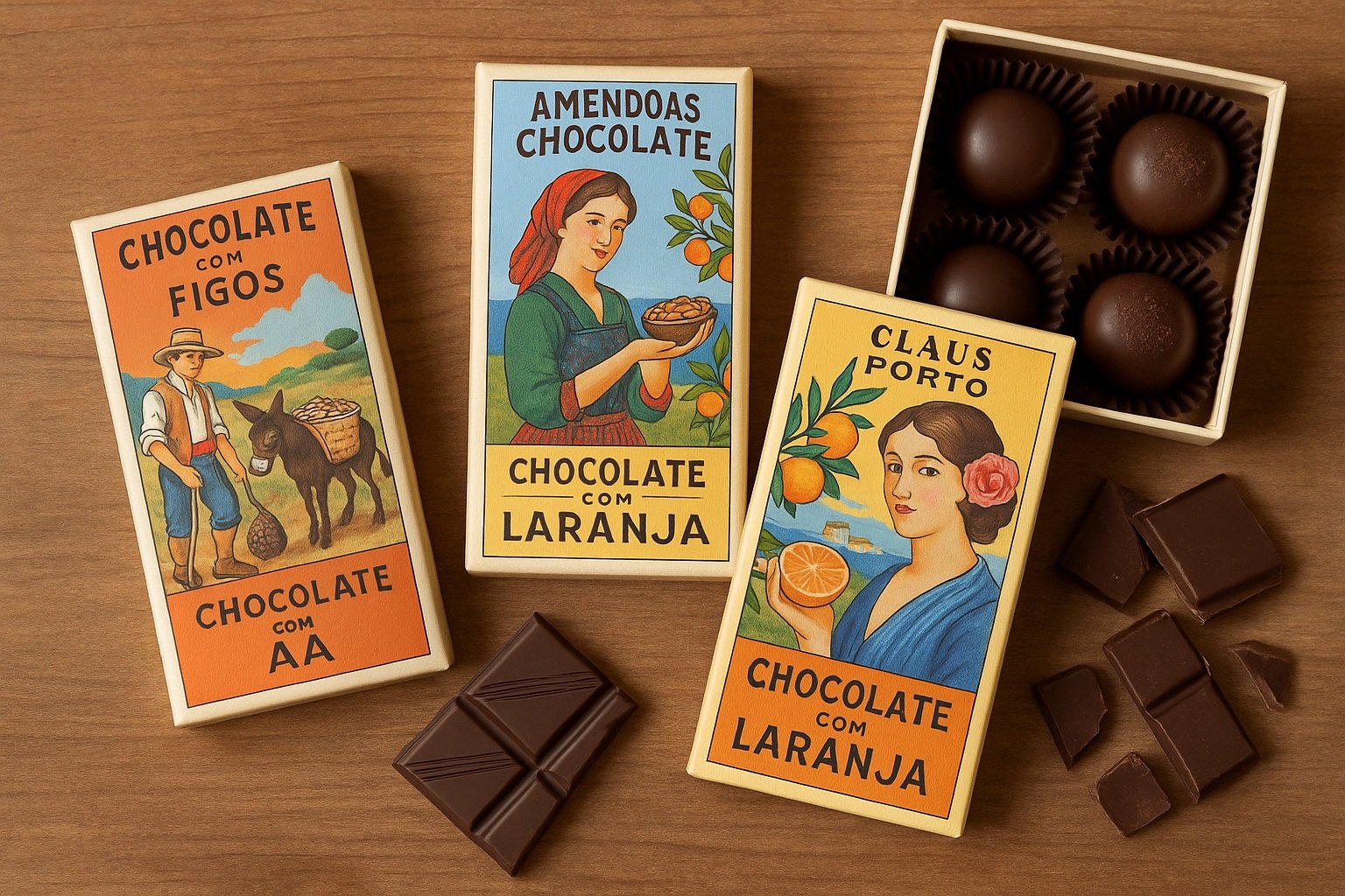 Geleneksel Portekiz çikolataları
