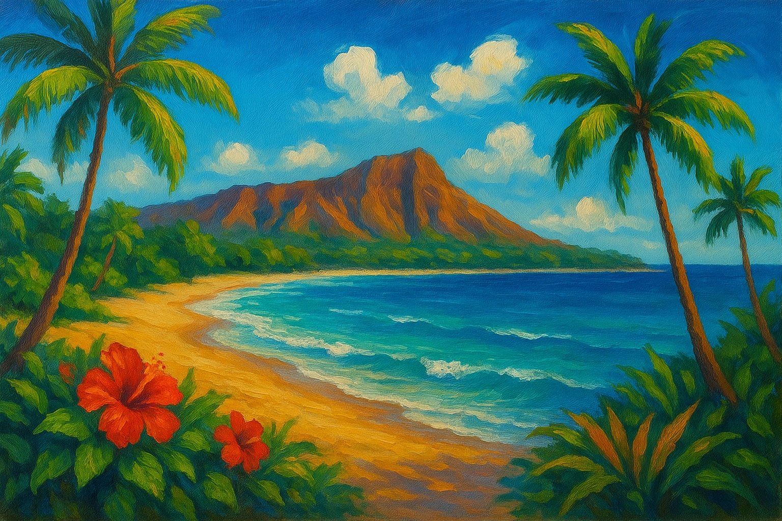 Hawaii sanatçılarına ait tablolar