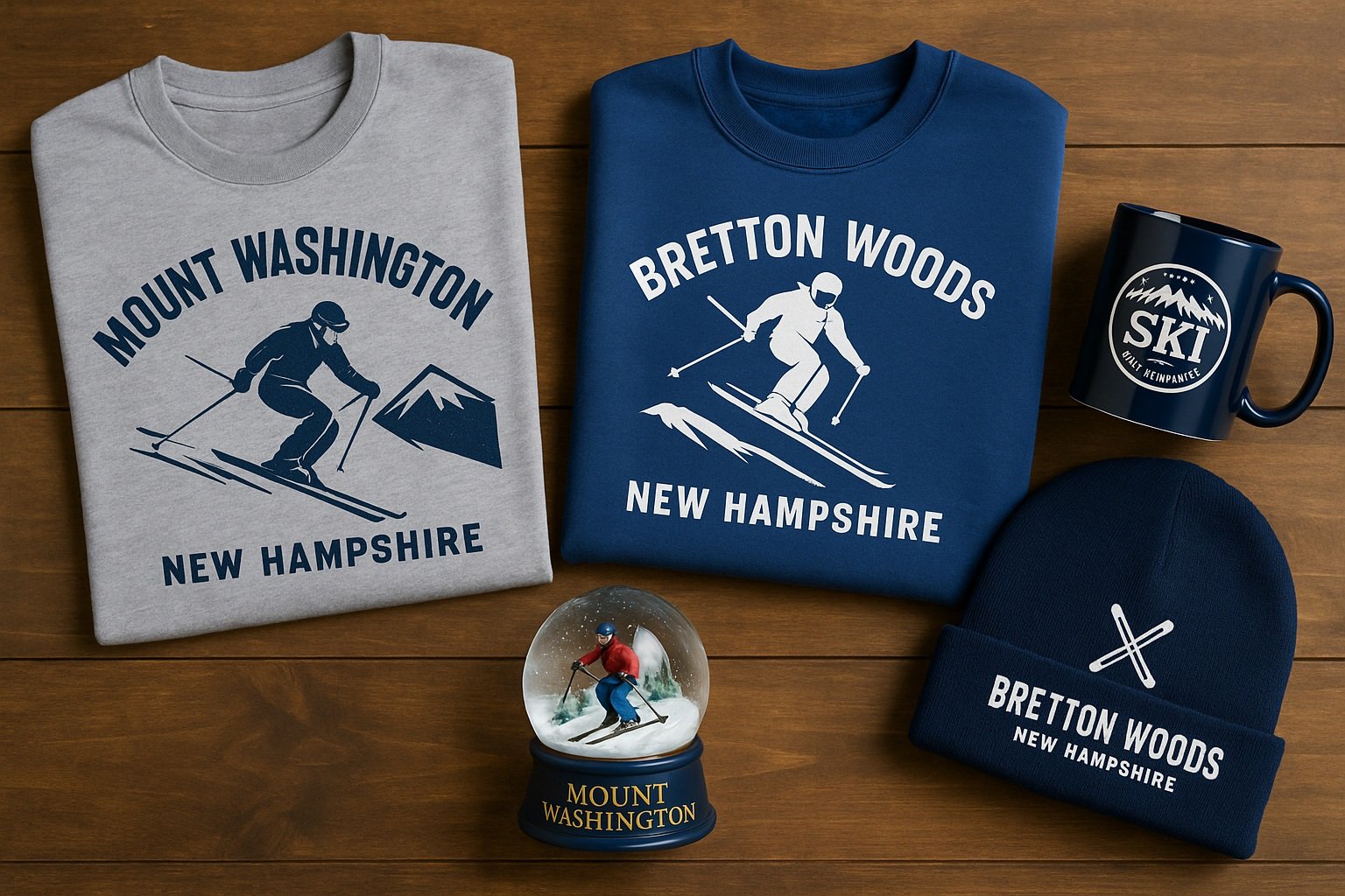 Kayak ve kış sporları temalı hediyelikler