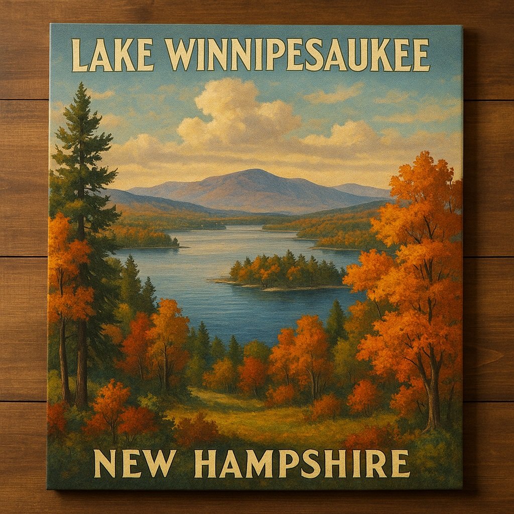 Lake Winnipesaukee manzaralı tablo ve posterler