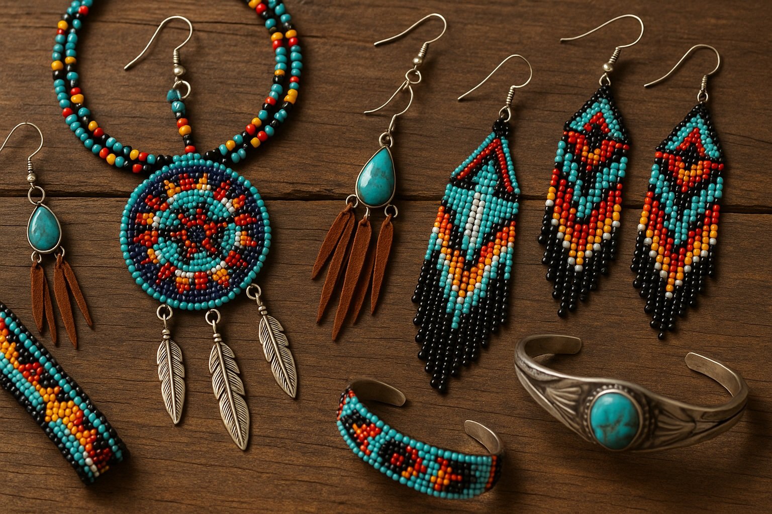 Native American (Kızılderili) el sanatları ve takılar