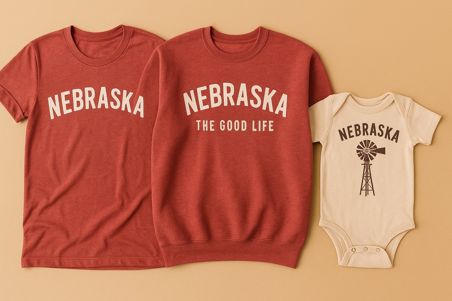 Nebraska temalı tişörtler