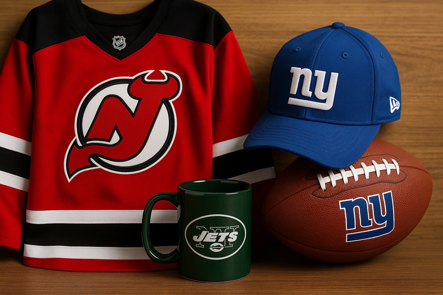 New York Jets logolu spor ürünleri