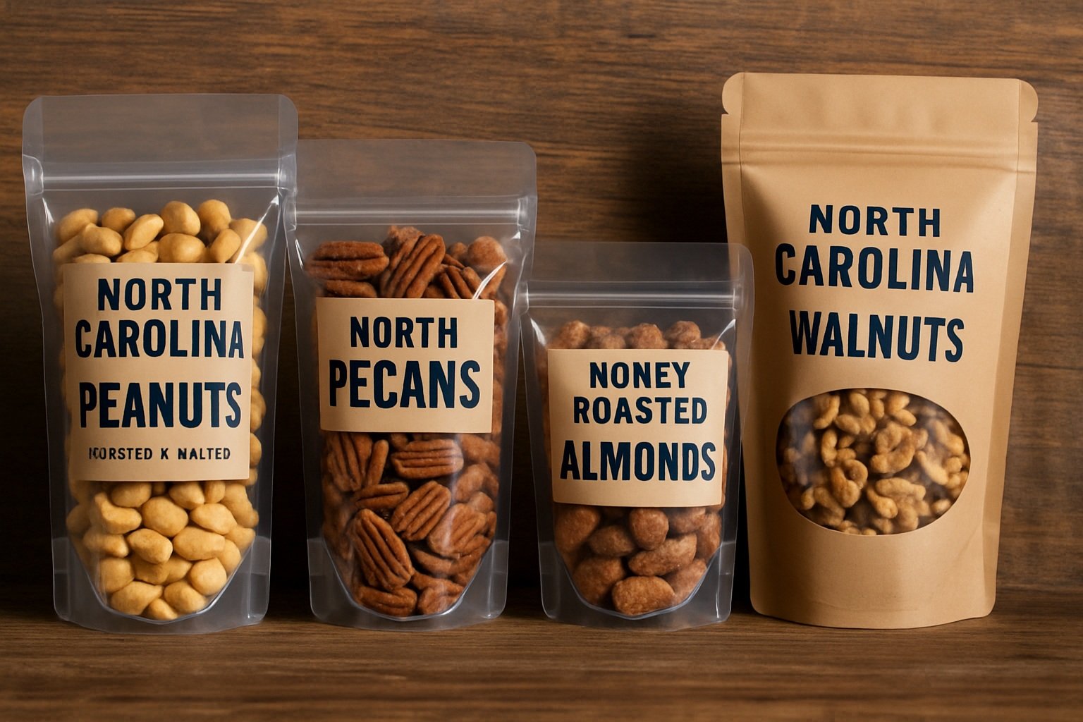 North Carolina fıstıkları ve kuruyemişleri