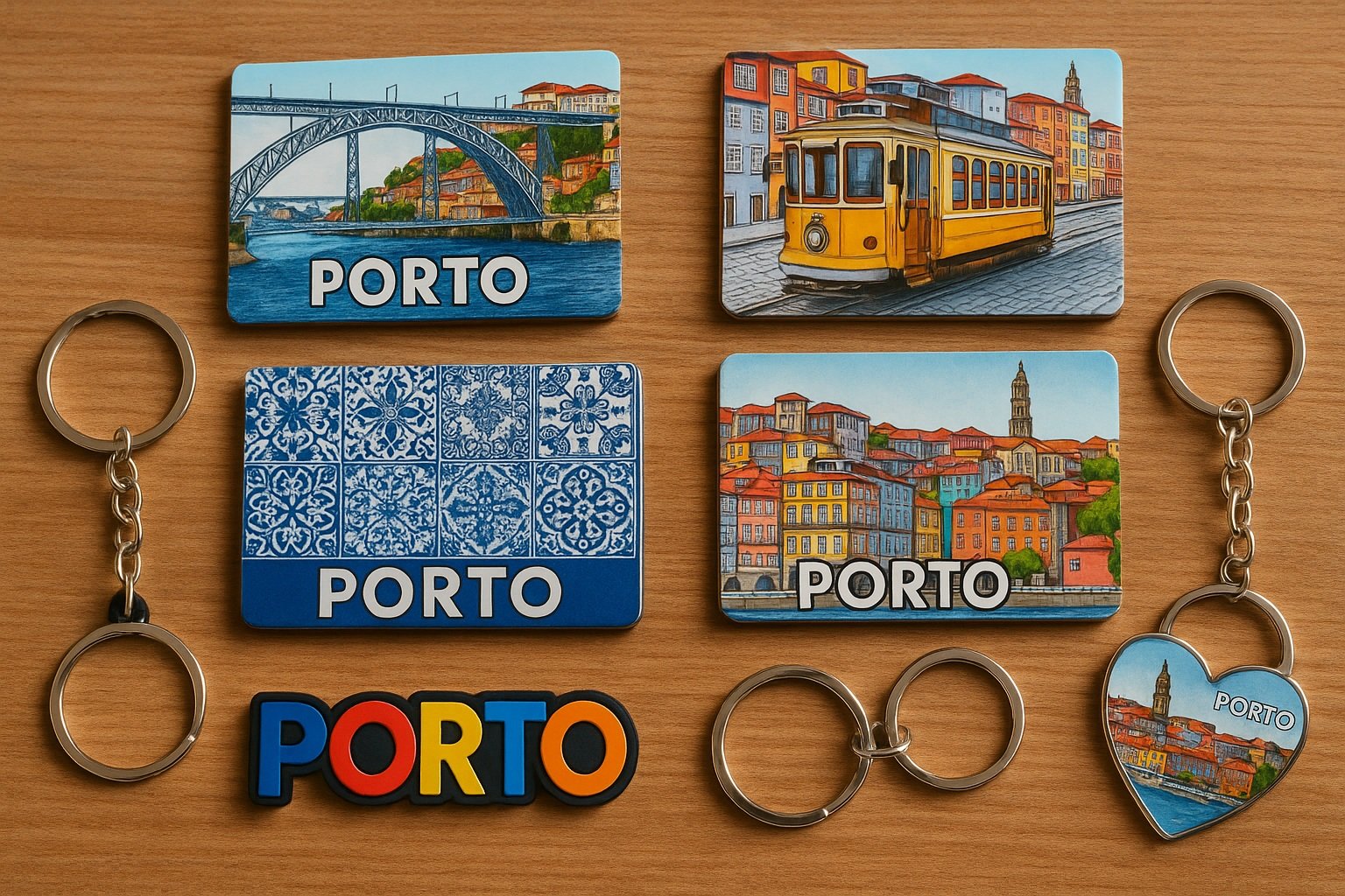 Porto temalı magnet ve anahtarlıklar