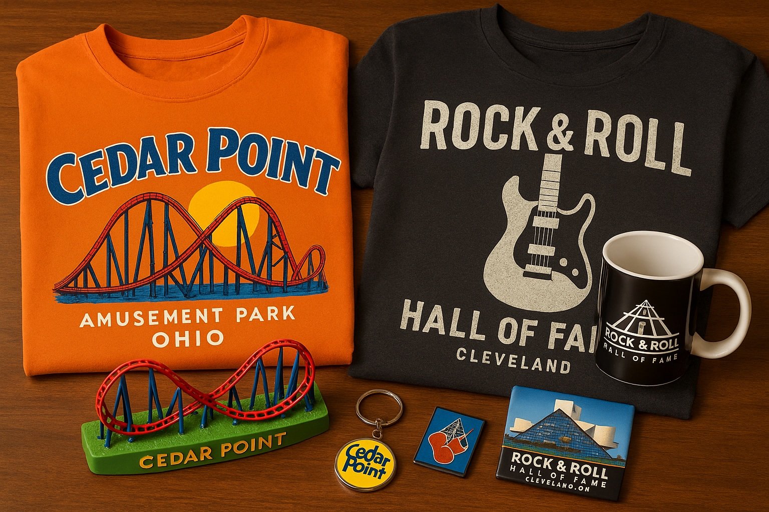 Roll Hall of Fame temalı hatıra eşyaları