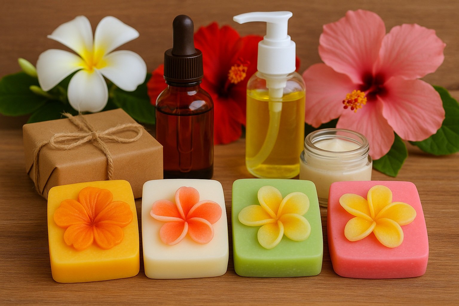 Tropikal kokulu sabunlar