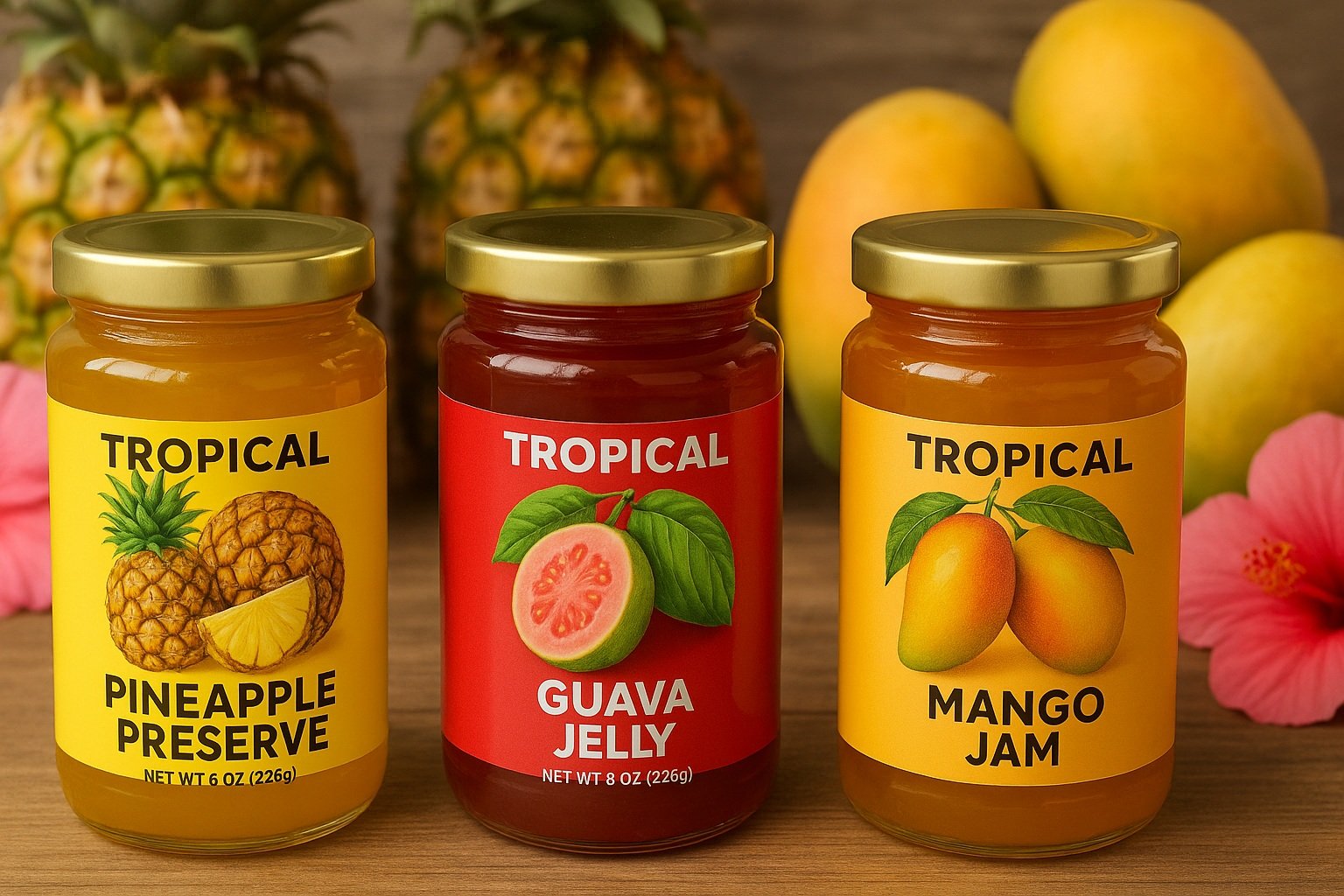 Tropikal meyve reçelleri