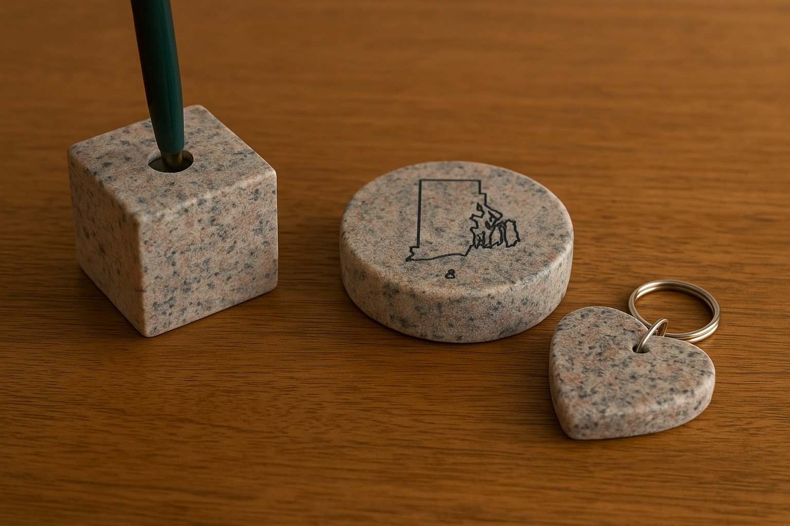 Westerly Granitinden Yapılmış Küçük Objeler