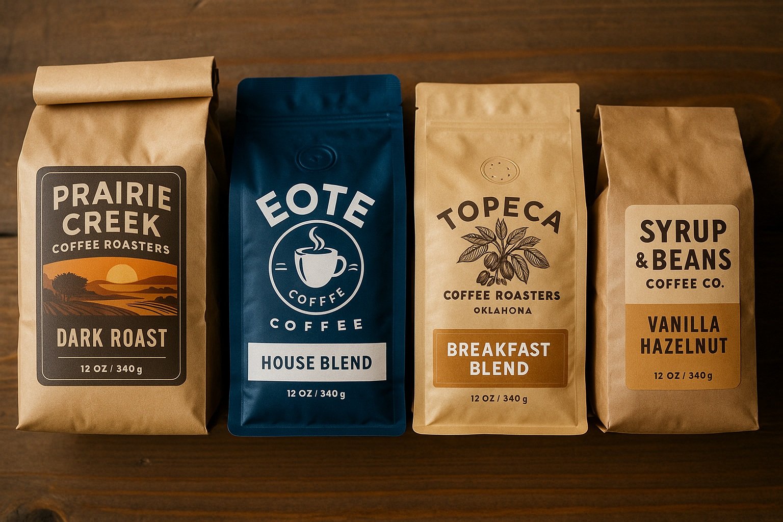 Yerel kavrulmuş kahve ve kahve karışımları