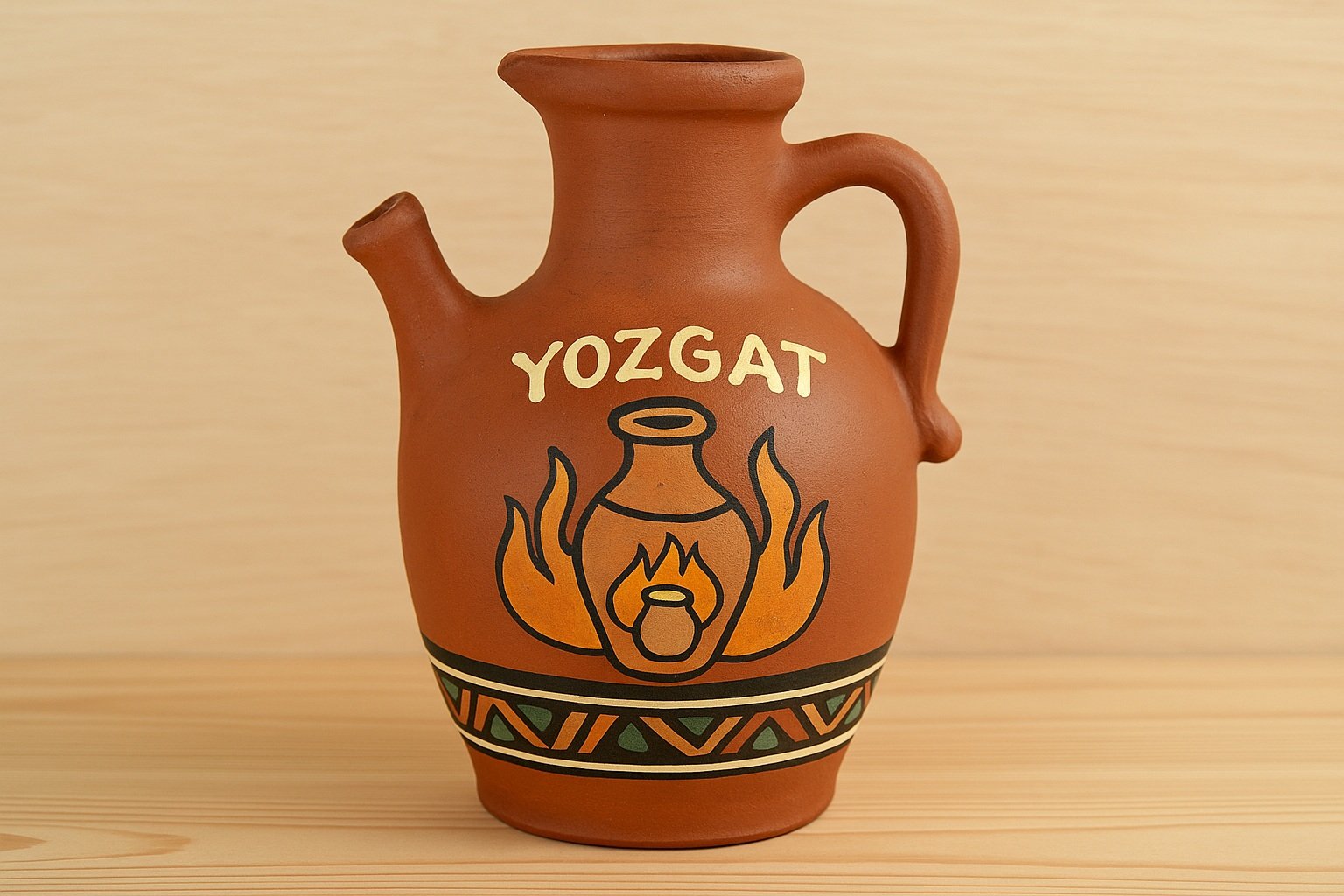 Yozgat testi kebabı temalı minyatür testi