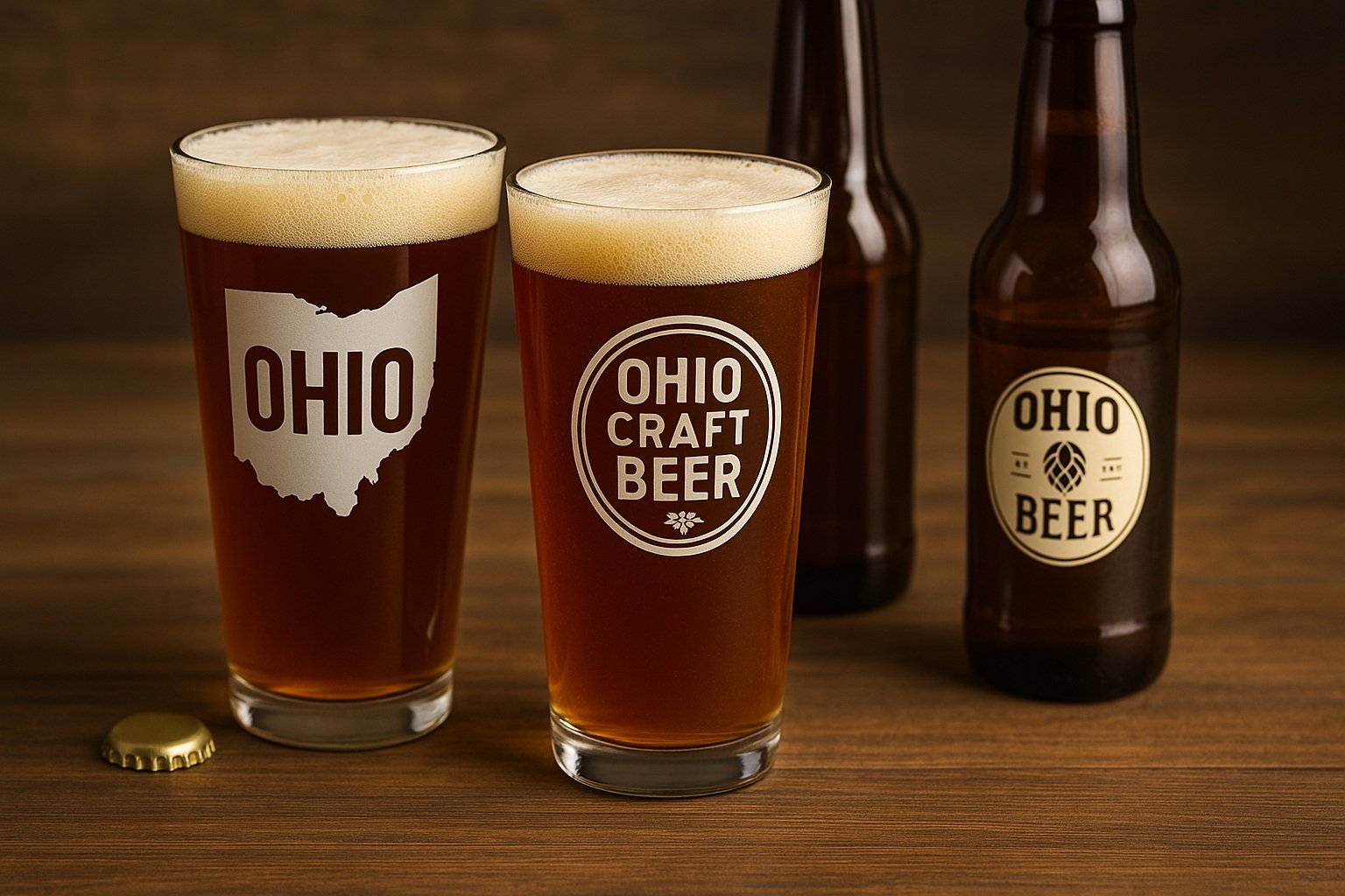 bira ve bira bardakları