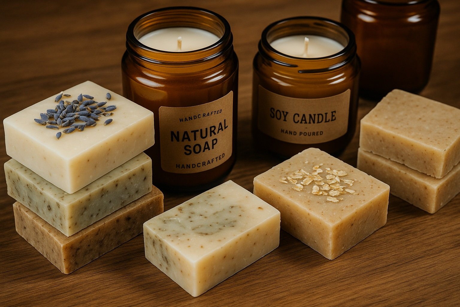 doğal sabunlar ve mumlar
