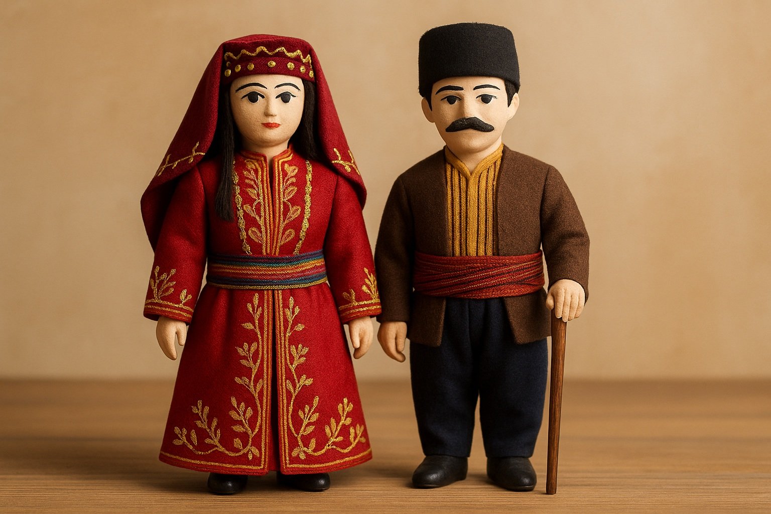 yöresel kıyafet minyatürleri ve figürleri