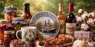 20 Gifts You Can Buy from Mississippi Mississippi Nehri temalı magnetler