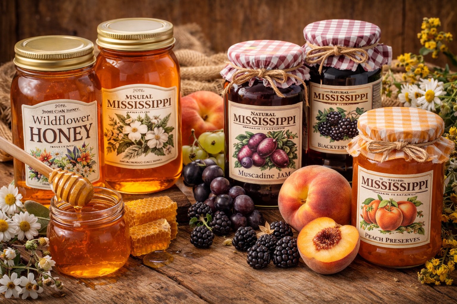 Yerel bal ve doğal reçeller